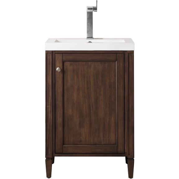 James Martin Vanities E652v24wg Britannia 24" Single Basin Poplar Wood Vanity Set - Mid