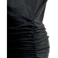 thumbnail image 5 of Doublju Womens Short Sleeve Dolman Drape Loose Fit Tunic Top(Plus Size Available), 5 of 5