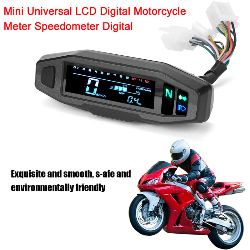 thumbnail image 2 of Medidor de modificación LCD Universal para mini motocicleta, voltímetro de nivel de aceite, sin baterías ni enchufes JM MX-0141380FYD, 2 of 4