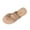 stag126-Khaki, variant on Strappy Slippers for Women Walking Beach Flats Soft Sole Flip Flops Clip Toe Wide Width Versatile Casual Shoes Black 7.5