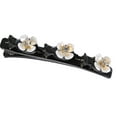 thumbnail image 1 of RYGRZJ Fleur Coiffure Double Couche Épingle à Cheveux Clip Strass Boutons Bande Clip 1PCS, 1 of 1