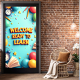 thumbnail image 5 of Welcome Ready to Learn Classroom Banner Educational Backdrop School Supplies Party Decorations Photography Props Classroom Decor, 5 of 8