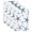 Navy, White, Blue, variant on Light Brown Starfish Coastal Kitchen Towels Set of 1, Summer Beach Nautical Ocean Vintage Absorbent Dish Towels for Kitchen, Microfiber Hand Towel, Quick Drying Tea Towel for Cleaning Dishcloths