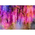 thumbnail image 2 of wall26 - Abstract Violet, Red and Yellow Color Flowers. Watercolor Painting - Removable Wall Mural | Self-Adhesive Large Wallpaper - 66x96 inches, 2 of 5