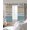 Blue, variant on Vintage Blue Brown Blackout Curtains for Bedroom/Living Room, Thermal Insulated Kitchen Curtains, Farmhouse Country Shabby Wood Grain Grommet Darkening Window Treatment Drapes 27.5"x39"x2