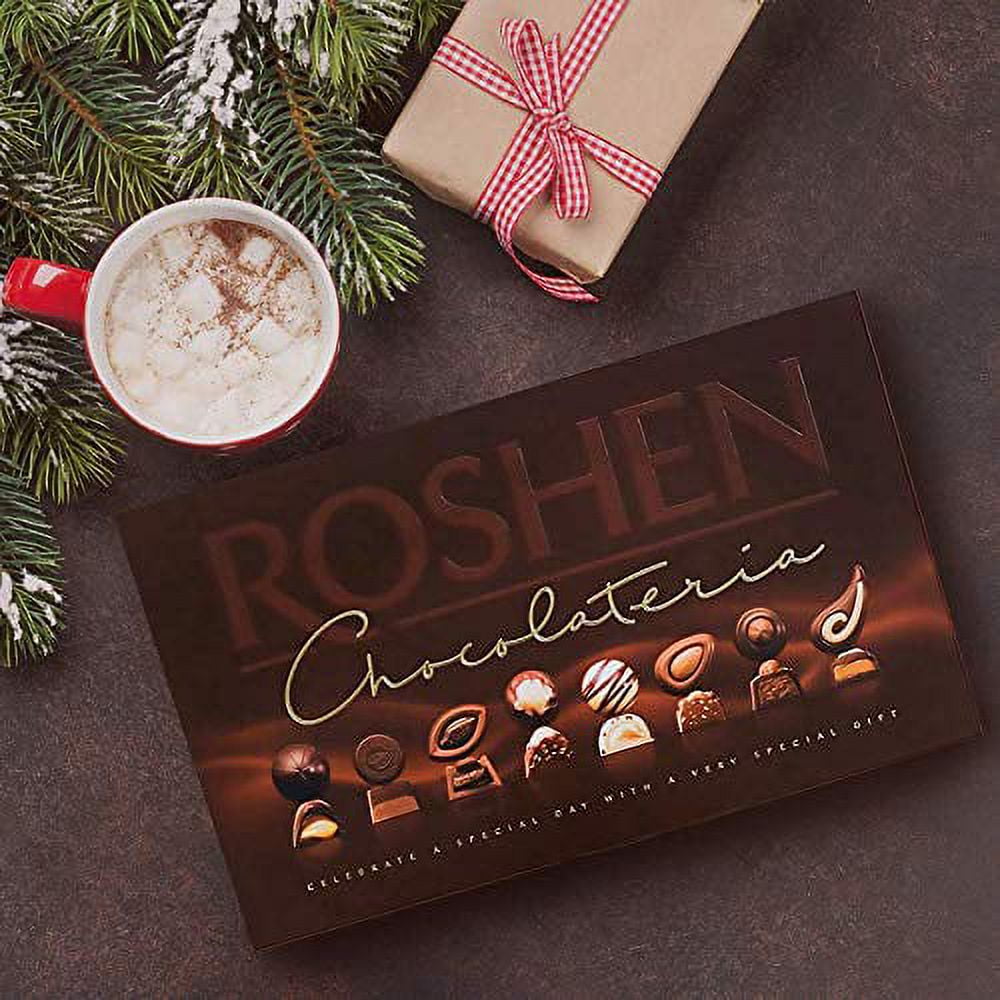 Roshen Gift Box Assorted Premium Chocolateria" Candy Gift Box 6.84oz/194 grams