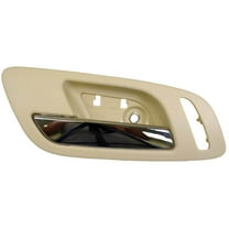 PT Auto Warehouse GM-2545ME-FL - Inside Inner Interior Door Handle, Beige (Cashmere) Housing with Chrome Lever - Driver Side Front Fits select: 2007-2014 CADILLAC ESCALADE