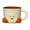 Orange, variant on Cute face Coffee Mugs, Funny Mug for Women, 12.8oz/380ml Unique Ceramic Coffee Tea Cups, Office Mug Gift (Orange)