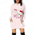 thumbnail image 3 of Sudadera con capucha de dibujos animados divertidos de HELLO KITTY para mujer, sudadera con capucha con gráfico de los años 90 de HELLO KITTY, 3 of 5