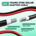 thumbnail image 4 of Solar Connector to XT60i Charge Extension Cable, 50FT Adapter Cable to Solar Panel Charging Wire for Battery Portable Power Station Solar Generator, 4 of 10