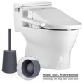 thumbnail image 4 of Escobilla De Baño Gris Con Diseño De Soporte Escobilla De Baño Gris Escobilla De Baño Escobilla De Baño De Plástico Y Soporte Para Baño. Afortunado Sencillez, 4 of 5