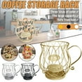 thumbnail image 5 of Matoen K Cup Holder Organizer, Sturdy Coffee Pod Holder Organizer, 35 Kcup Large Capacity Storage Basket for Kitchen Counter and Office Desktop (Circular Grid), 5 of 5
