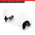thumbnail image 1 of Universal Adjustable Clip On Windshield Extension Spoiler Wind Deflector Clear, 1 of 10