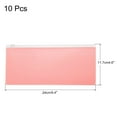 thumbnail image 2 of Uxcell Clear Fog A6 Paper Document Bill Pouch Zipper File Bags, Red 10 Pack, 2 of 5