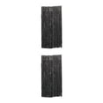 thumbnail image 3 of ZheElen Rideau de Fond Artisanal Exquis avec Franges Doigts, Plusieurs Couleurs, Rideau de Fête, Rideau de Fond en Aluminium Noir 9.8 Pieds 2Ensemble, 3 of 5