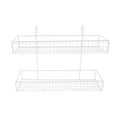 thumbnail image 1 of Cesta colgante para cubículo de oficina, balcón, soporte para macetas, fácil instalación, resistente y versátil, organizador para jardín y porche. Doble capa, 1 of 8