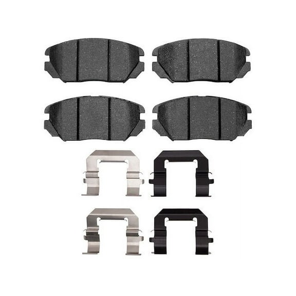 Front Brake Pad Set - Compatible with 2010 - 2017 GMC Terrain 2011 2012 2013 2014 2015 2016