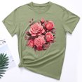 thumbnail image 1 of Pntutb T-Shirt à Manches Courtes Imprimé à Col Rond pour Femme, 1 of 3