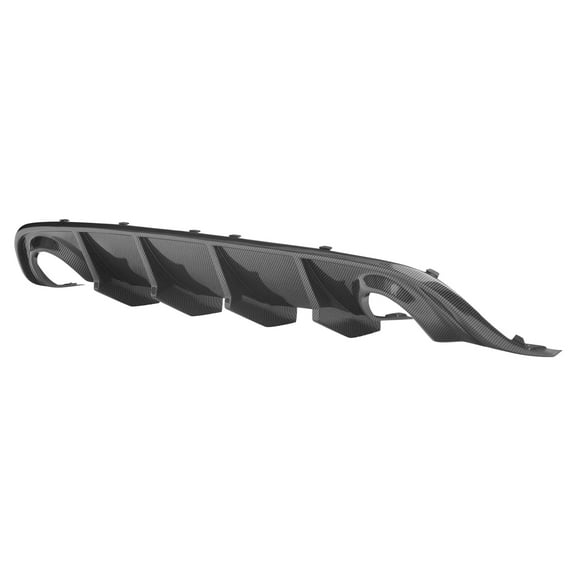 Ikon Motorsports Rear Diffuser Fits 15-23 Dodge Charger SRT Carbon Fiber Print