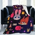 thumbnail image 6 of Zootopia Blanket, Super Soft Throw Blanket For Couch Sofa Bed, Cozy Lightweight Warm Flannel Blanket, 40"X30", 6 of 9