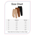 thumbnail image 2 of Toddler Boys Clothes Boys Pants Kids 3-Pack Joggers Toddler Cargo Casual Elastic Waist Pants for Boys 3T 4T 5T Size 6 7 Black Brown, 2 of 8