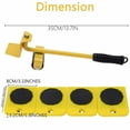 thumbnail image 2 of Heavy Duty Furniture and Appliance Moving Tool for Effortless and Home Rearrangement, 2 of 6