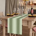 thumbnail image 2 of Sage Green Ombre Table Runner 90 Inches Long,Modern Abstract Art Farmhouse Gradient Cotton Linen Table Runners Dresser Scarves,Decorative Tabletop Scarf Furniture Cover for Home Dinner Party 13"x90", 2 of 8