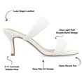 thumbnail image 6 of Journee Collection Womens Mellody Light Puff Strap Slip On Open Toe Pumps, 6 of 6