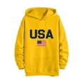 thumbnail image 5 of SAWOBUUN Mens USA Sweatshirt American Flag Patriotic Hoodie Casual Long Sleeve Pullover Sweatshirt with Pocket, 5 of 6