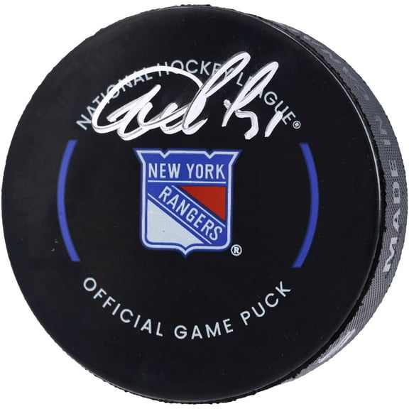 Igor Shesterkin New York Rangers Autographed Official Game Puck - Fanatics Authentic Certified