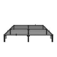 thumbnail image 2 of GloryStar Heavy Duty Black Metal Platform Bed Frame, Easy Assembly, Sturdy Structure with Under Bed Storage, No Box Spring Required, High Load Capacity, 2 of 8