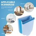 thumbnail image 1 of OULII 1Pcs Small Recycling Bin Green TPE Wall-mounted Easy to Take Out and Clean Kitchen Utensil, 1 of 8