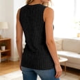 thumbnail image 4 of Womens Tank Top Sleeveless Crew Neck Fitted Basic Tank Tops Summer Clothes Cute Tank Tops, 4 of 6