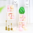 thumbnail image 7 of Conditiclusy Balloon Box Exquisite Party Decor Baby Shower Supplies A-Z Letter Cardboard Cube Clear Box for Propose Marriage, 7 of 7