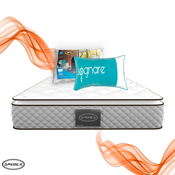 Colchon Bloo Matrimonial Almohada Sognare Almohada CoolGel Memory Foam Bodega Aurrera en linea