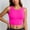 Hot Pink, variant on Women's Solid Swimwear Tankini Top Swim Shirt For Beach Water Activities