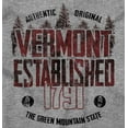 thumbnail image 2 of Vermont Rugged Mountain Adventure Men's Graphic T Shirt Tees Brisco Brands S, 2 of 4