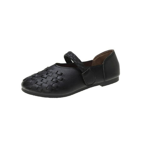 

Ymiytan Women Fashion Comfort Shoe Driving Nonslip Round Toe Loafers Womens Work Lightweight Braid Strap Casual Shoes