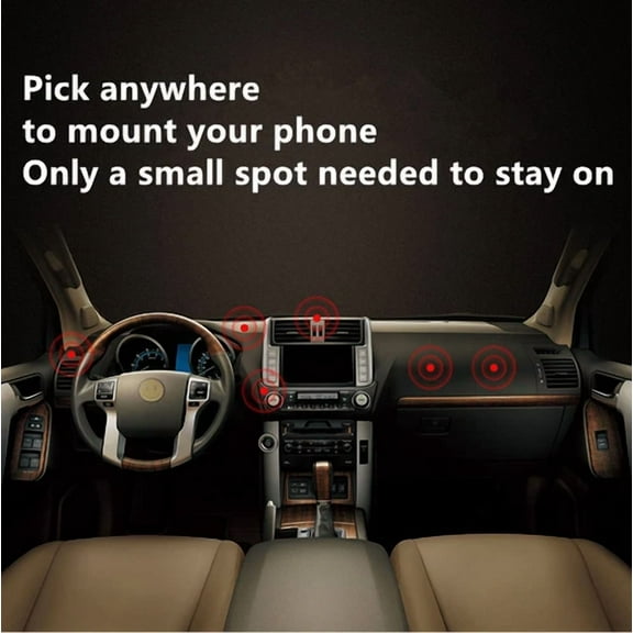 New 360 Degree Magnetic Car Dash Mount Holder For Cell Phone Universal Gold