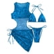 thumbnail image 1 of Bikini de Moda de Playa de Mujeres con Almohadilla de Pecho, Traje de Baño Dividido de Tres Piezas de Correa Sexy para Piscina Y Mar, 1 of 7