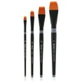 thumbnail image 3 of Creative Mark Beste Golden Taklon Hair Brushes - Watercolor Paint Brushes for Acrylic, Watercolor, Water-Soluble Oil, and Any Wet Paint - Rake - 3/4 in - 2 Pack, 3 of 7