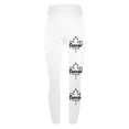 thumbnail image 5 of Jinhomg Fall Leggings for Women High Waist Stretch Yoga Pants Fashion Maple Leaf Print Full Length Leggings Casual Jogger Athletic Leggings 90 off Clearance Sale White M, 5 of 6