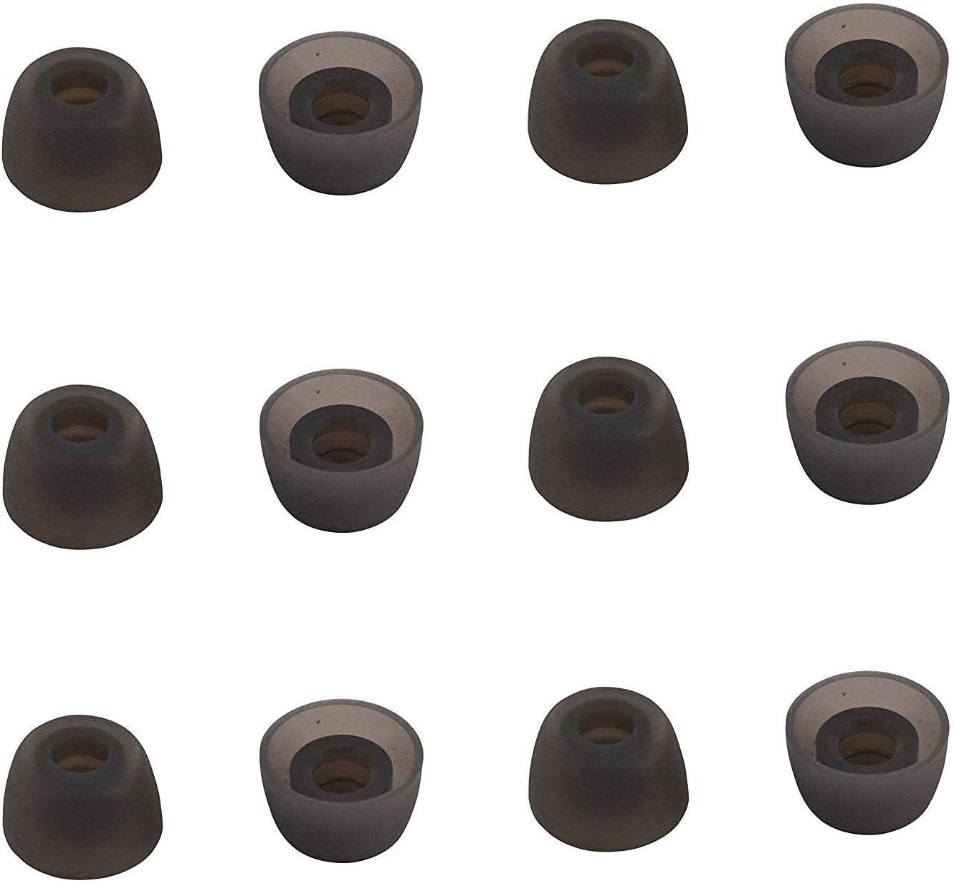 ALXCD Eartips for Jabra Elite 75t Headphone, 6 Pairs Small Size