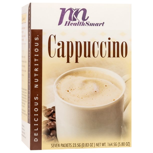 HealthSmart High Protein Cappuccino, 15g Protein, Low Calorie, Low Fat