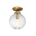 thumbnail image 4 of Trade Winds Nicole Semi-Flush Mount Ceiling Light in Natural Brass, 4 of 4