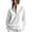 01 White, variant on Half Zip Womens Sweatshirt Pullover Tops Casual Lapel Long Sleeve Shirts Fall Trendy Solid Color Hoodies Sweatshirts