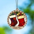 thumbnail image 5 of Personalizied Socks Christmas Tree Decor, Socks Sun Catcher, Socks Ornament, Socks Xmas Decorations, Stained Glass Ornament. L4iiiS (Socks 12), 5 of 5