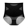 thumbnail image 3 of Daznico Womens Underwear - Women's High Waist Abdominal Contraction Strong Shaping Postpartum Traceless Ice Silk Shaping and Lifting Underwear - Panties for Women,Color:Black,Size:M, 3 of 8