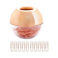 thumbnail image 2 of Round Paper Clips Metal Paperclips Large Capacity Transparent Dispenser Holder Home Business Office School Desktop Organizer Document, 2 of 9