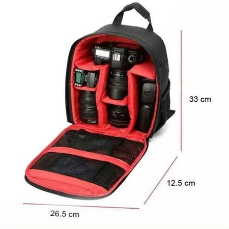 Outdoor Waterproof Shockproof Camera Storage Bag, Travel Backpack For Canon EOS Sony Nikon DSLR Digital (Best Camera Backpack For Air Travel)